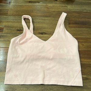 LuluLemon align tank, size 4 light pink